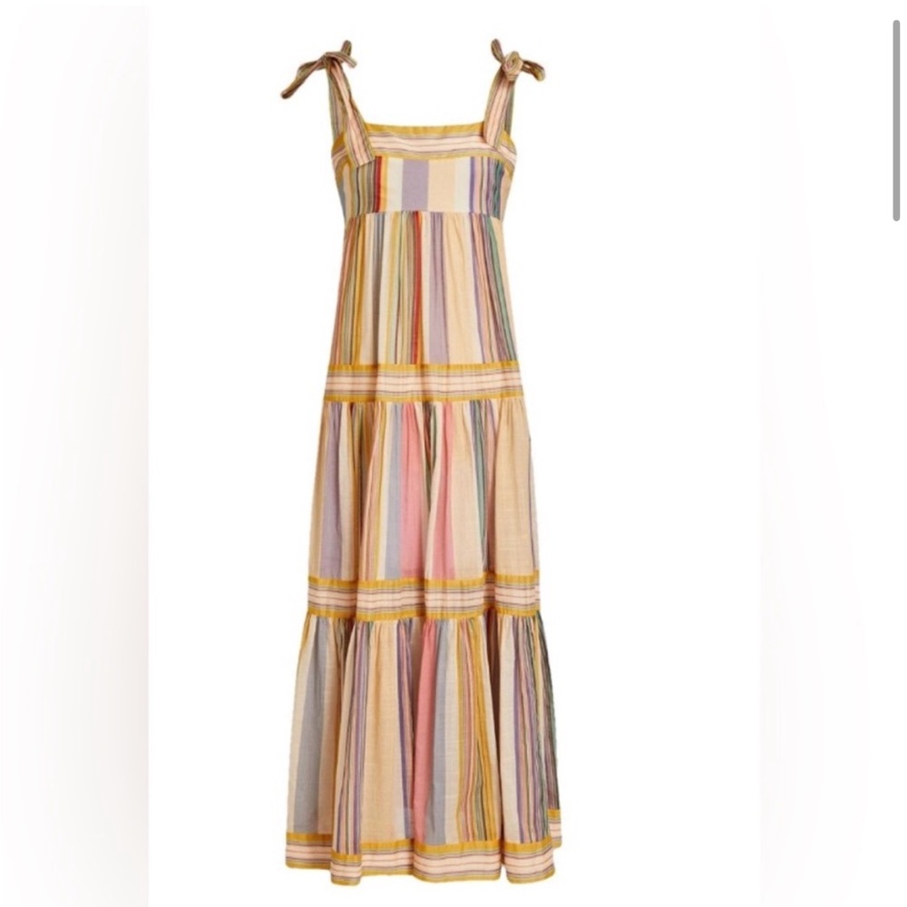 Zimmermann Mae Tie Shoulder Dress